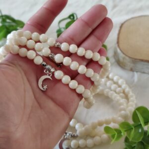 tasbih 99 perles ivoire cadeau eid