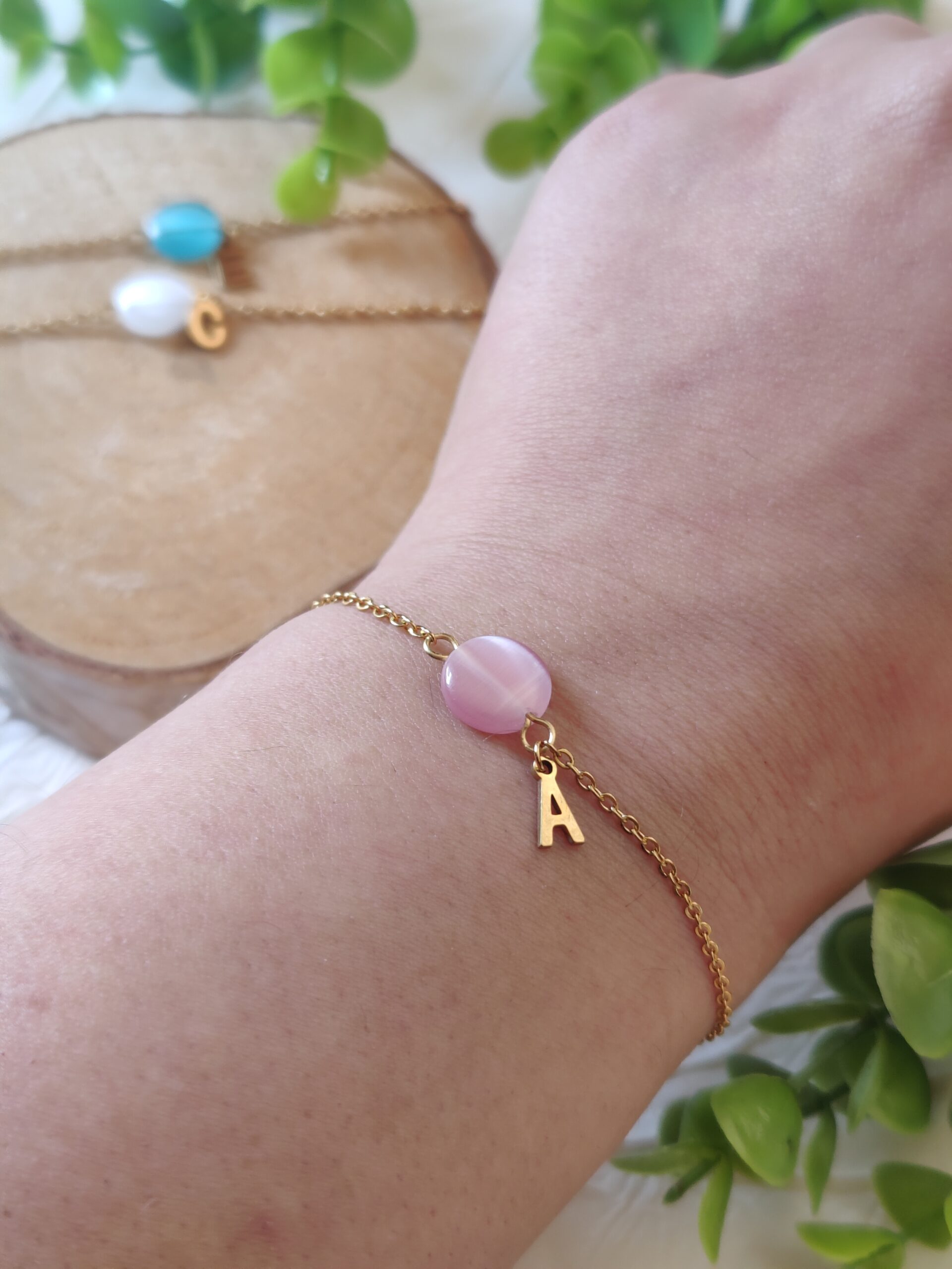 Bracelet Acier Inoxydable Femme - Multicolore, Longueur 15-16 Cm, Style Bohème